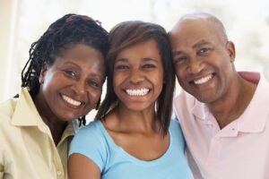 couple with teenage daughter