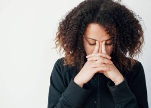 stressed teen