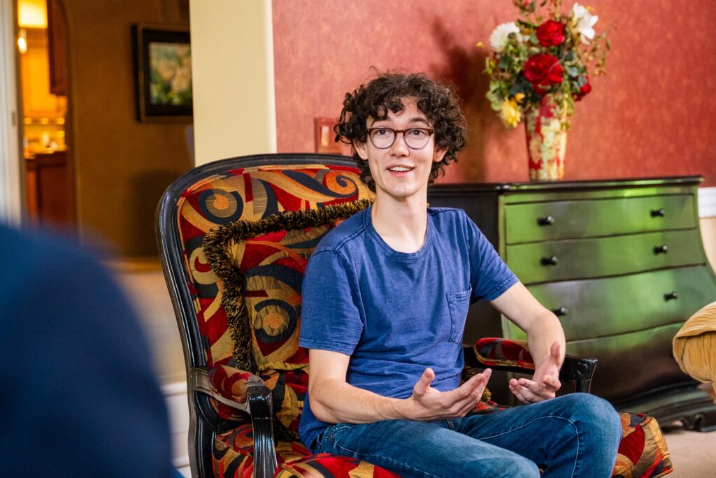 teen in therapy session for OCD