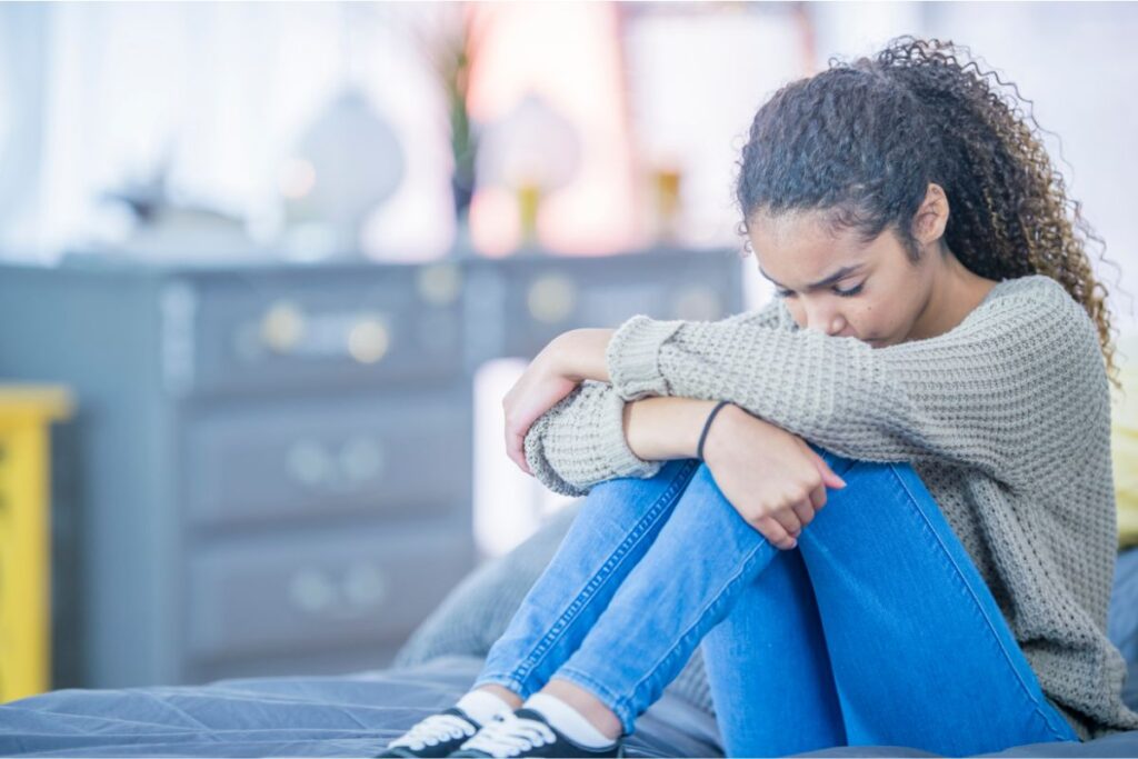 teen with adjustment disorder