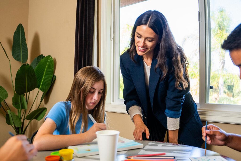 teens in treatment program