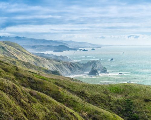 Northern California shoreline Northern California shoreline