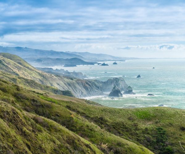 Northern California shoreline Northern California shoreline