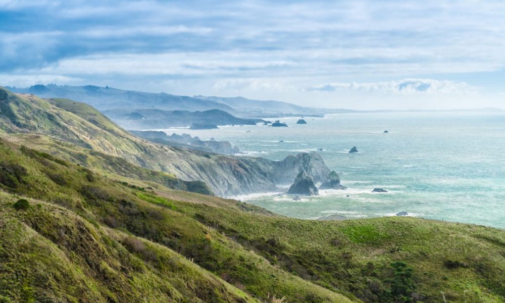 Northern California shoreline Northern California shoreline
